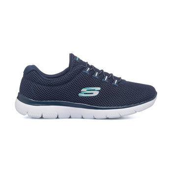 Scarpe da ginnastica blu navy da donna con suola Memory Foam Skechers Summits, Brand, SKU s313500175, Immagine 0